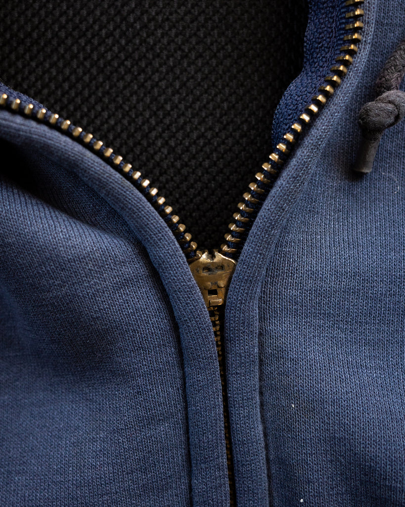 Sun Faded Carhartt "Conservation & Waterworks" Hooded Sweatshirt - 1990s detail zip phoot