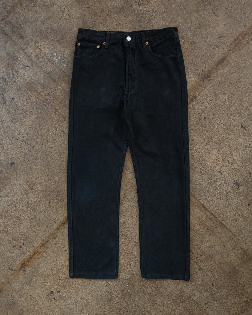 Levi's 501 Faded Black Jeans - 1990s 