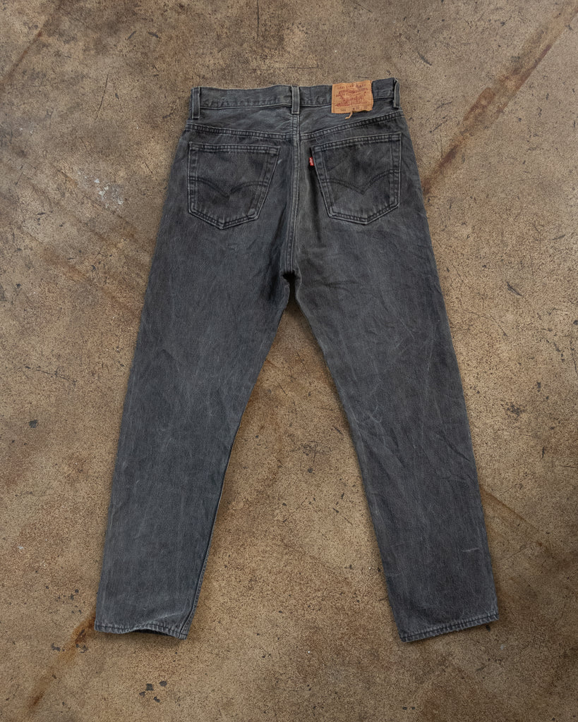 Levi's 501 Stone Grey Jeans - 1990s BACK PHOTO