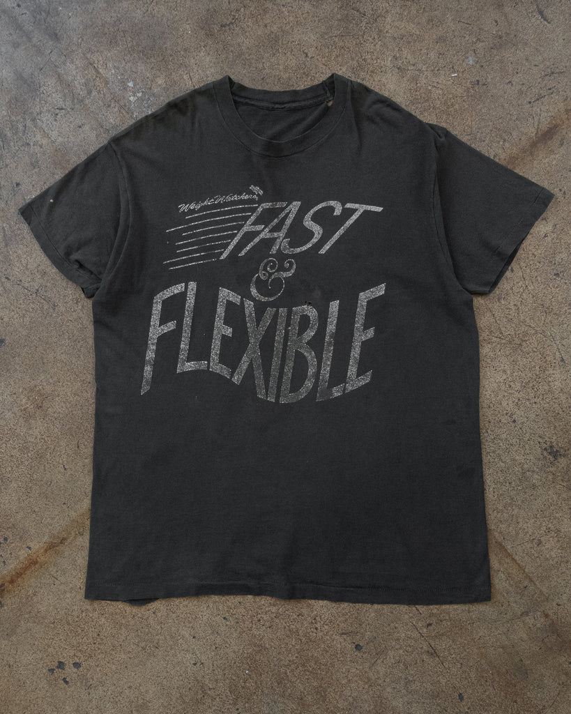 Single Stitched Sun Faded "Fast & Flexible" Tee - 1990s