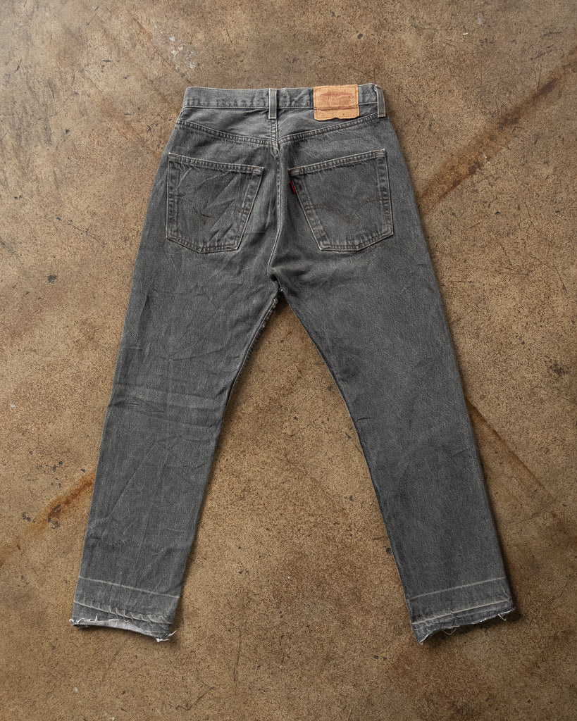 Levi's 501 Grey Jeans - 1990s - back