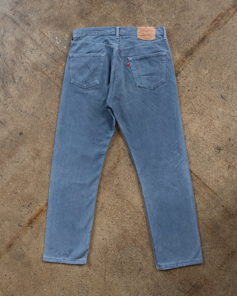 Levi's 501 Sun Faded Blue Jeans - 1990s BACK PHOTO