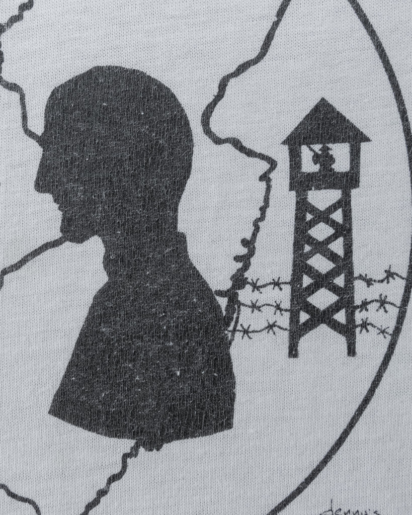 Single Stitched "POW MIA" Ringer Tee - 1980s - detail