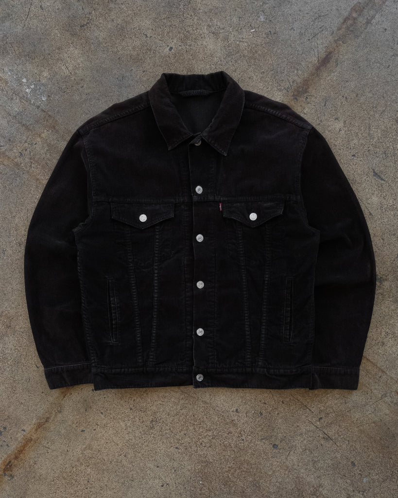 Levi's Corduroy Brown Trucker Jacket - 1990s