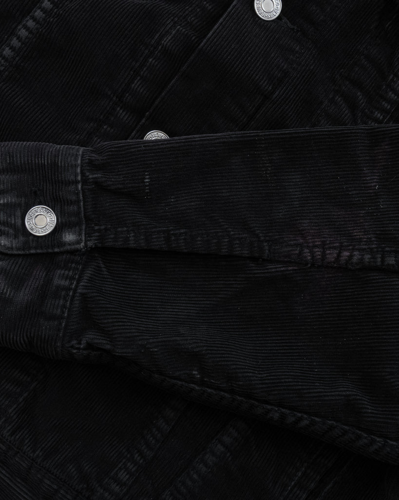Levi's Corduroy Brown Trucker Jacket - 1990s - detail