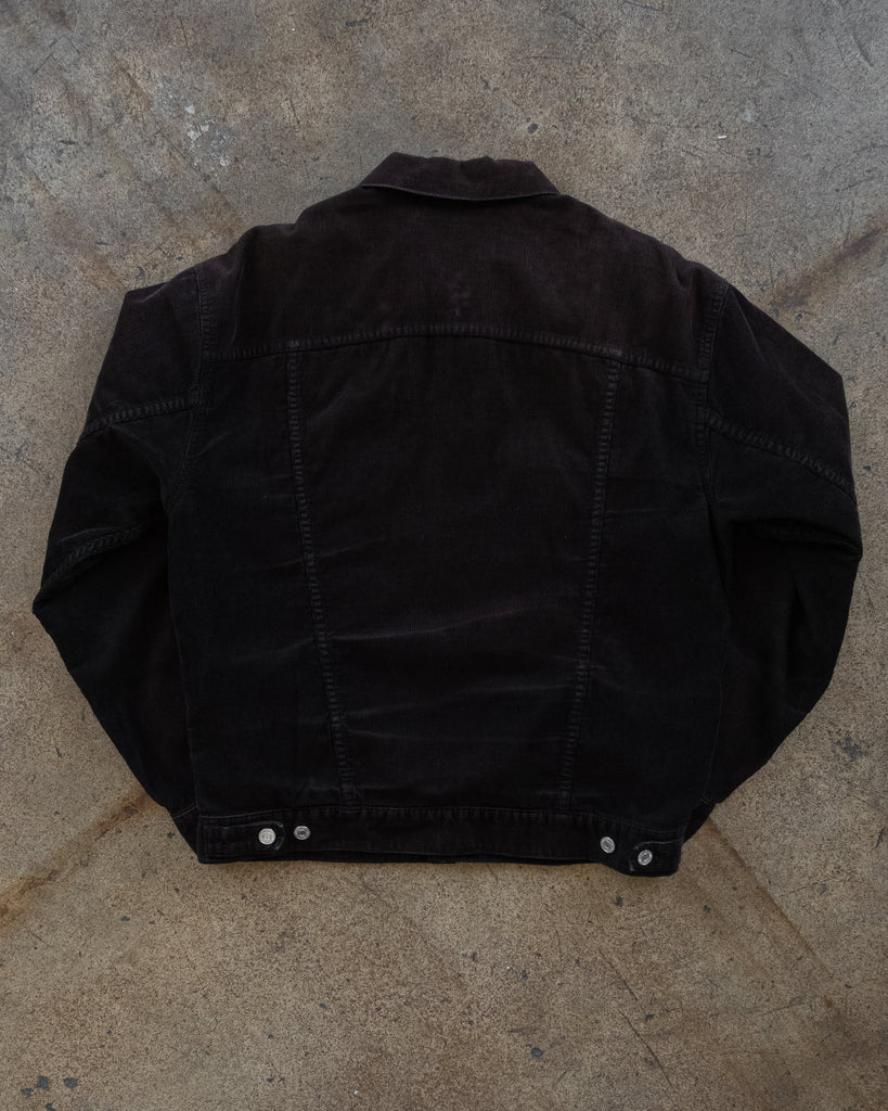 Levi's Corduroy Brown Trucker Jacket - 1990s - back