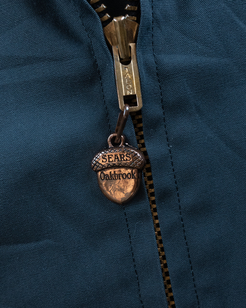 Navy Harrington Jacket - 1960s DETAIL PHOTO