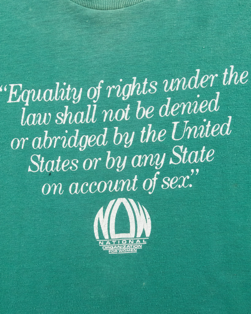 Single Stitched "Equality of Rights" Tee - 1970s DETAIL PHOTO 
