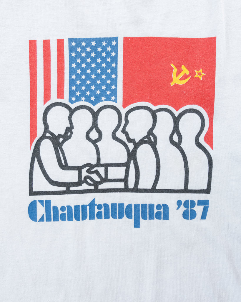 Single Stitched "Chautauqua '87" Tee - 1980s DETAIL PHOTO