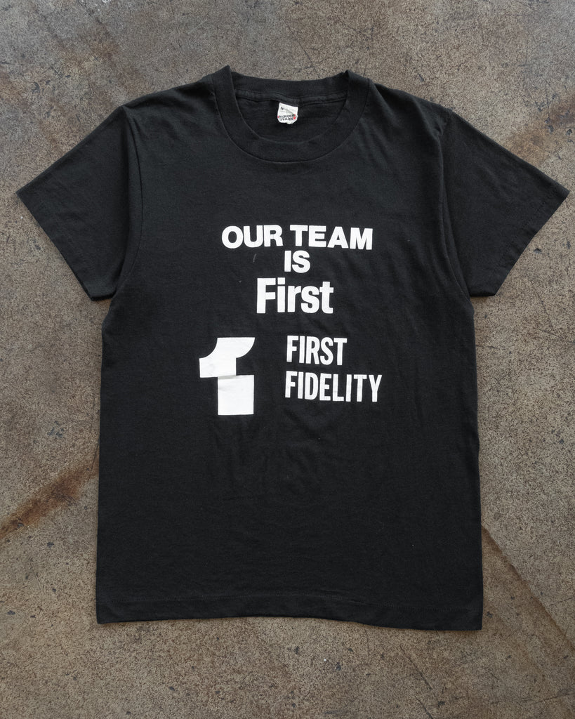 Single Stitched "First Fidelity" Tee - 1990s FRONT PHOTO
