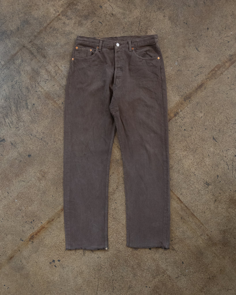 Levi's 501 Faded Brown Jeans - 1990s