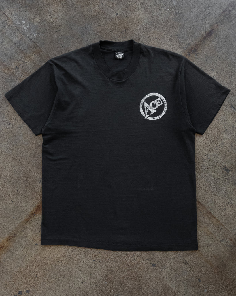 Single Stitched Faded "Ace Music" Tee - 1990s - front