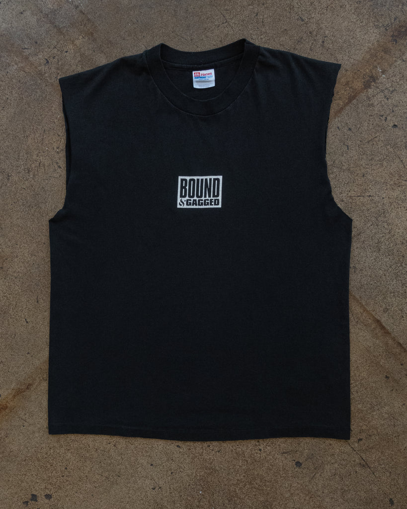 Single Stitched "Bound & Gagged" Sleeveless Tee - 1990s FRONT PHOTO