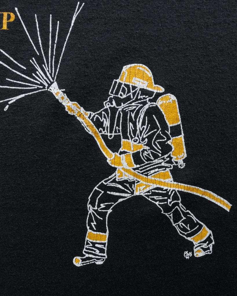Single Stitched "Clinton Township Fire & Rescue" Tee - 1990s DETAIL PHOTO