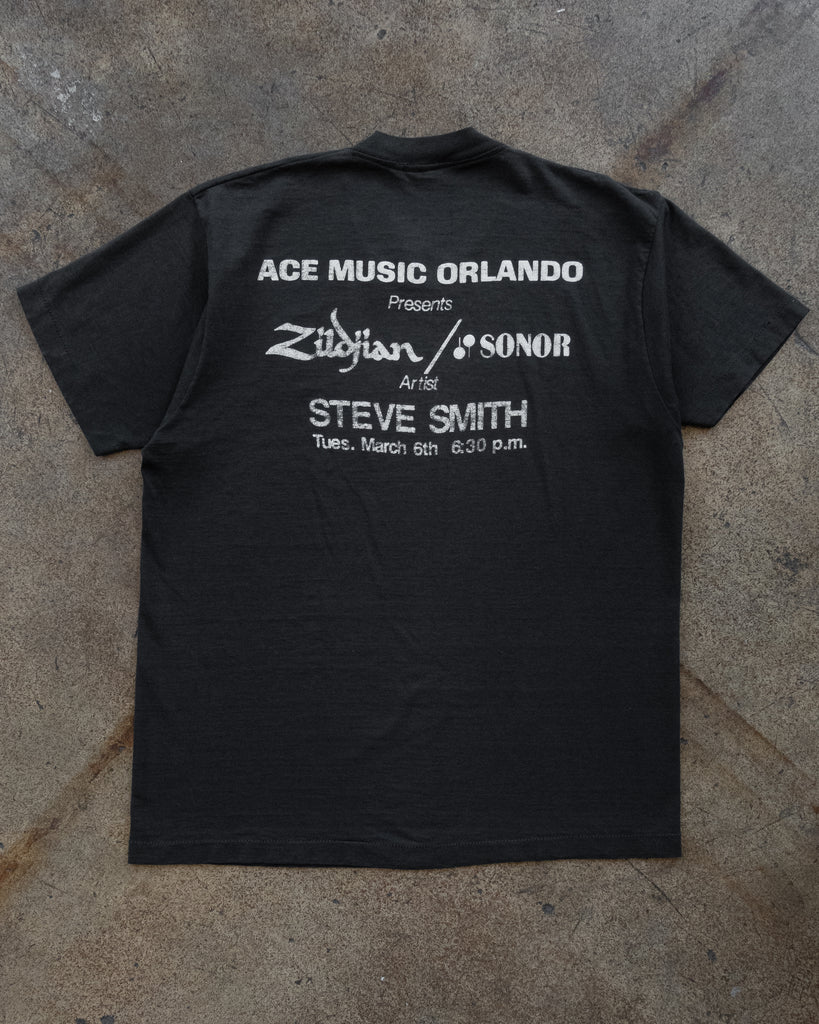 Single Stitched Faded "Ace Music" Tee - 1990s - back