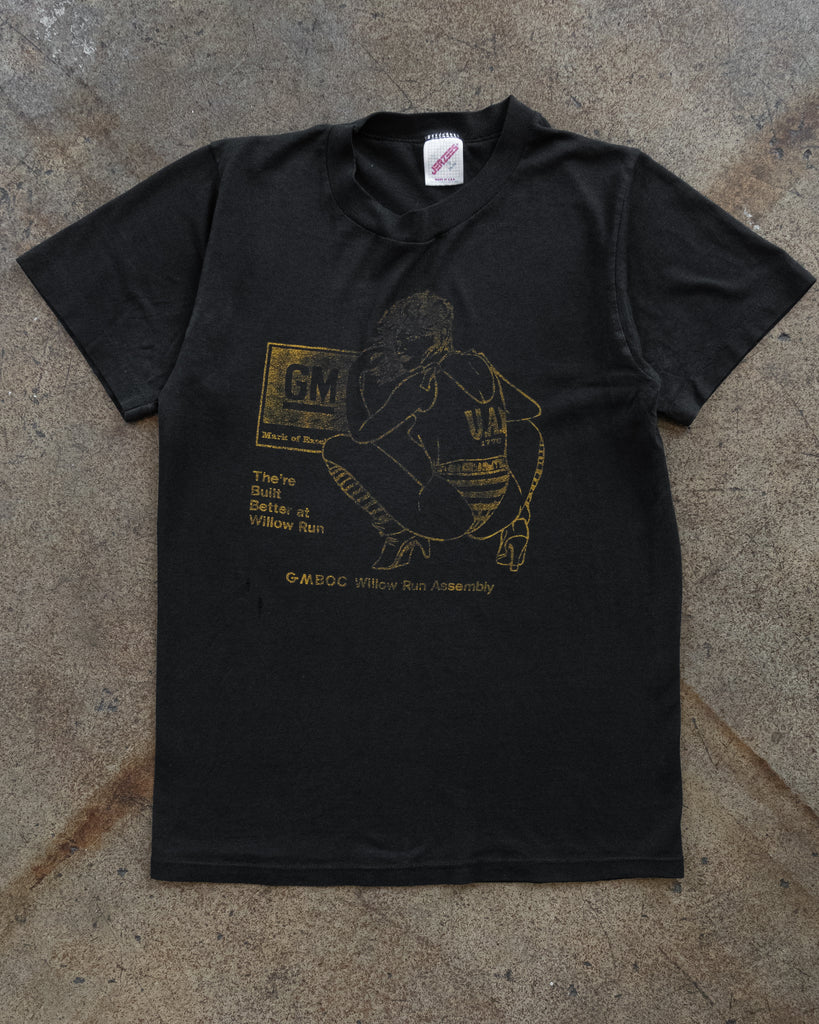Single Stitched "Willow Run Assembly" Tee - 1990s FRONT PHOTO
