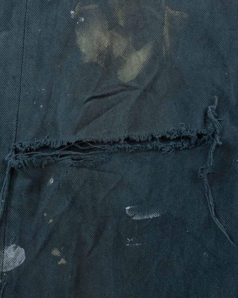 Levi's 501 Faded & Painted Distressed Jeans - 1990s - detail