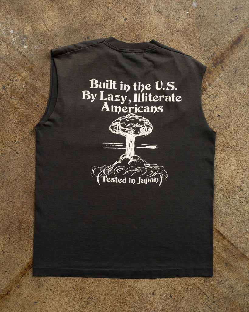 Single Stitched "Buy American" Cut-Off Tee - 1990s - Back