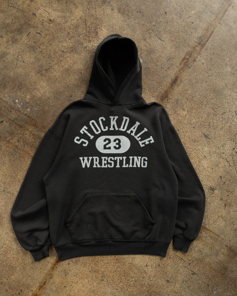 Russell "Stockdale Wrestling" Hooded Sweatshirt - 1990s