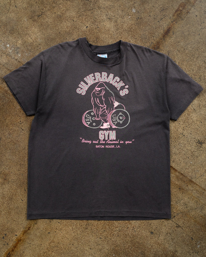 Single Stitched "Silverback's Gym" Tee - 1990s