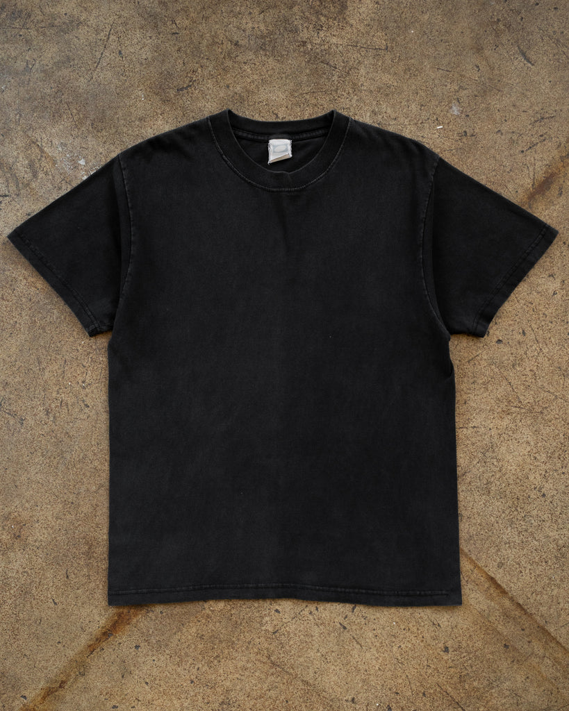 Faded Black Blank Pocket Tee