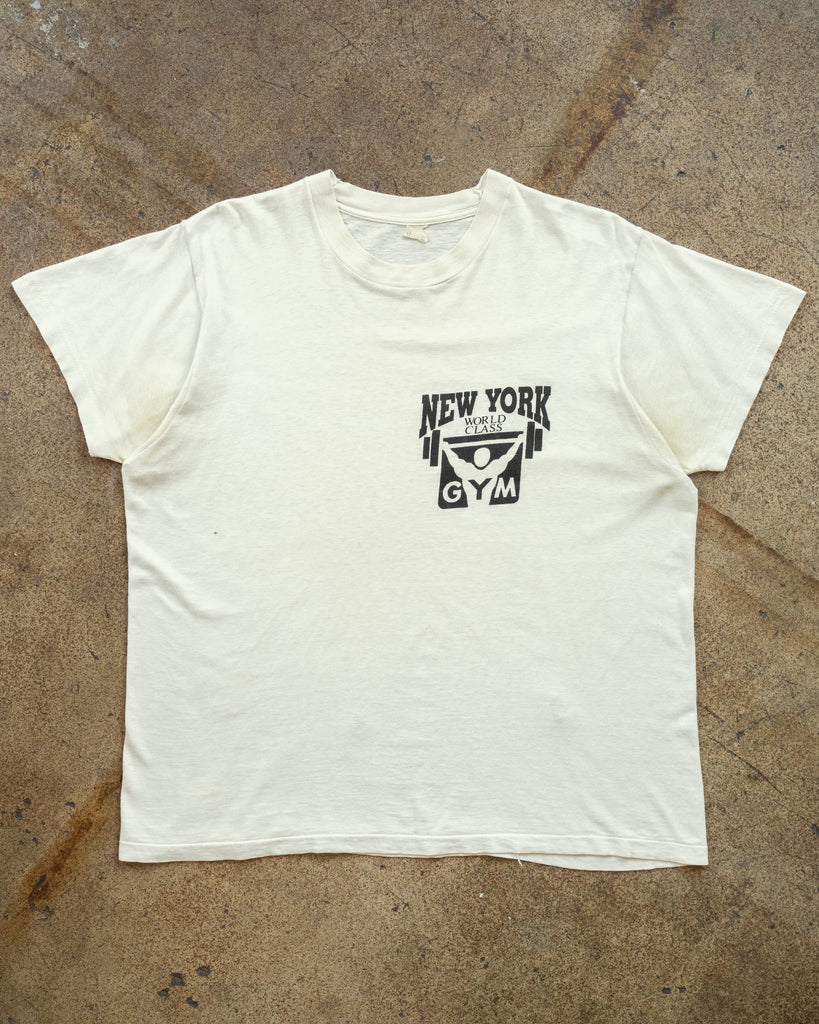 Single Stitched "New York World Class Gym" Tee - 1990s