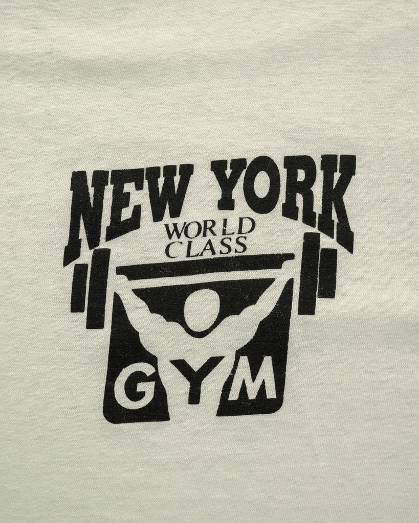 Single Stitched "New York World Class Gym" Tee - 1990s detail photo