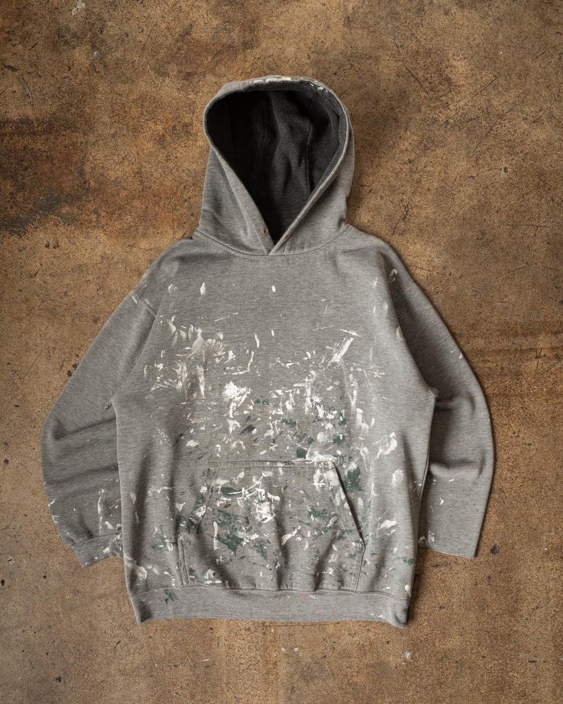 Grey Painters Hooded Sweatshirt - 1990s