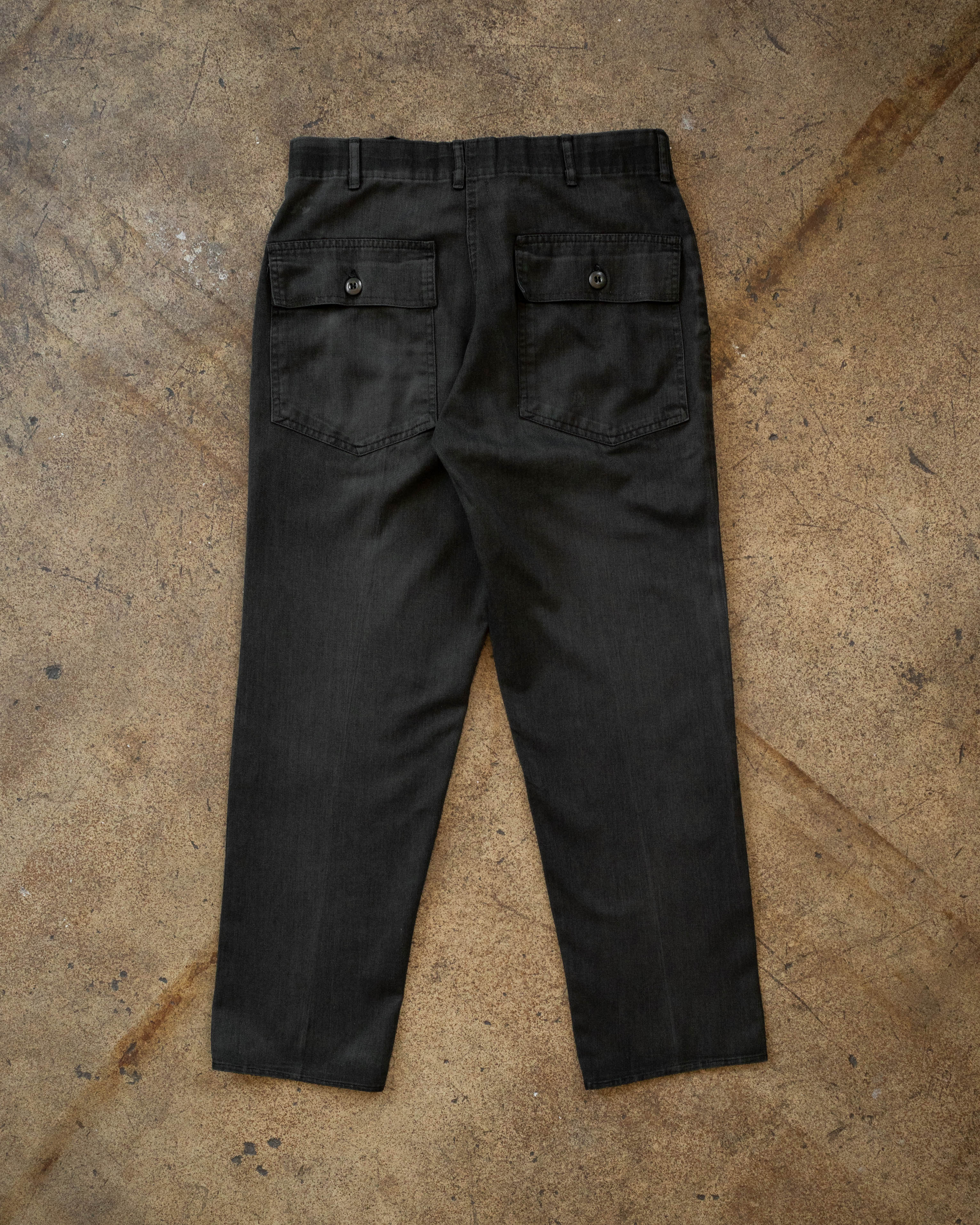 Over-Dyed Charcoal OG-107 Military Pants - 1960s – UNSOUND RAGS