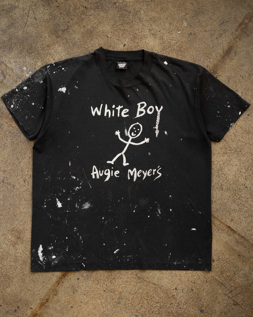 Single Stitched "White Boy" Painted Tee - 1990s