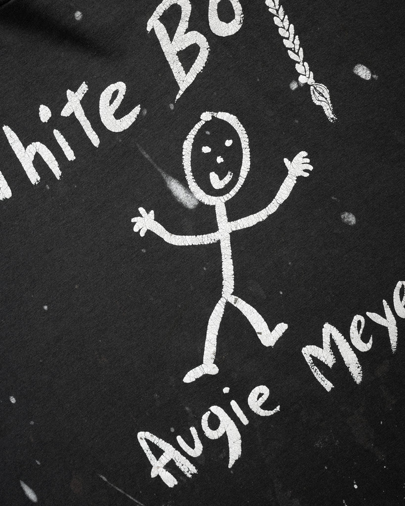 Single Stitched "White Boy" Painted Tee - 1990s detail photo