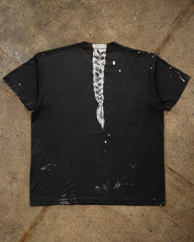 Single Stitched "White Boy" Painted Tee - 1990s back photo