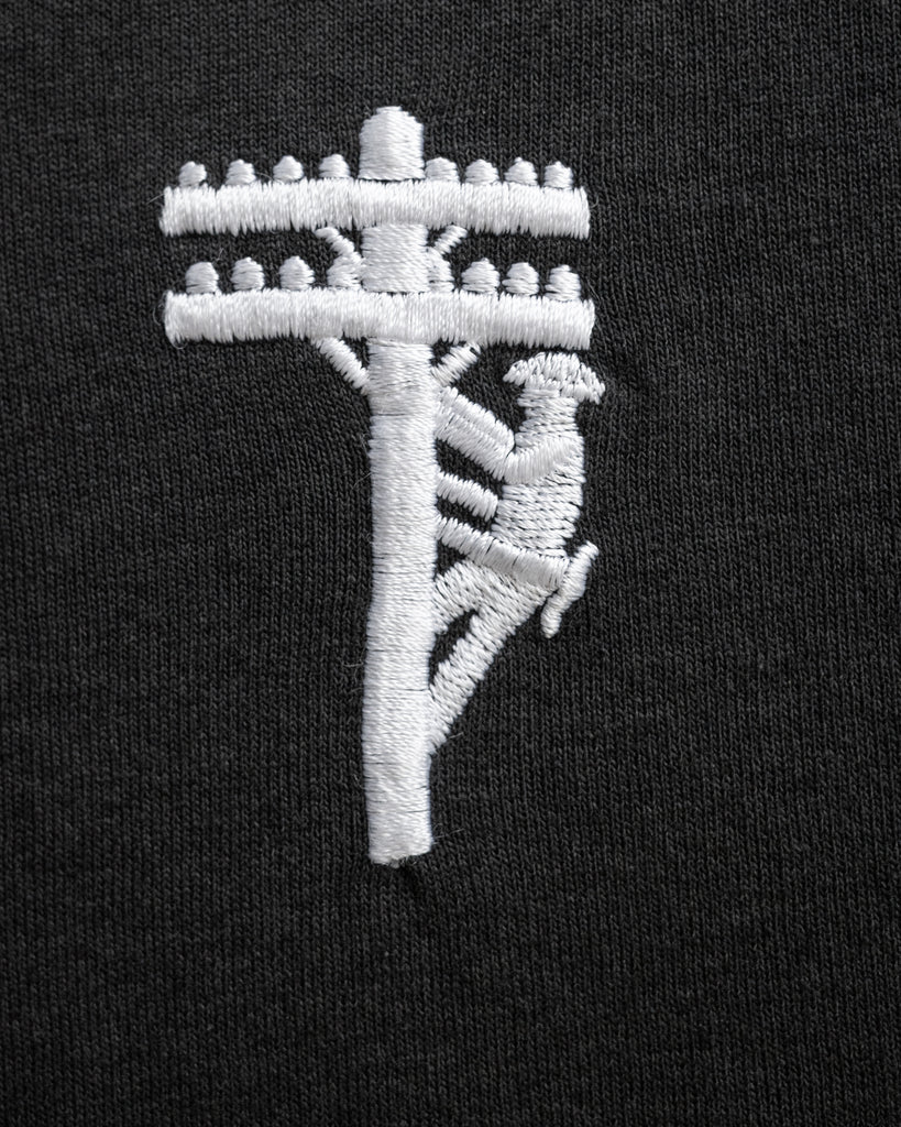 Single Stitched Embroidered Electrician Tee - 1990s detail photo