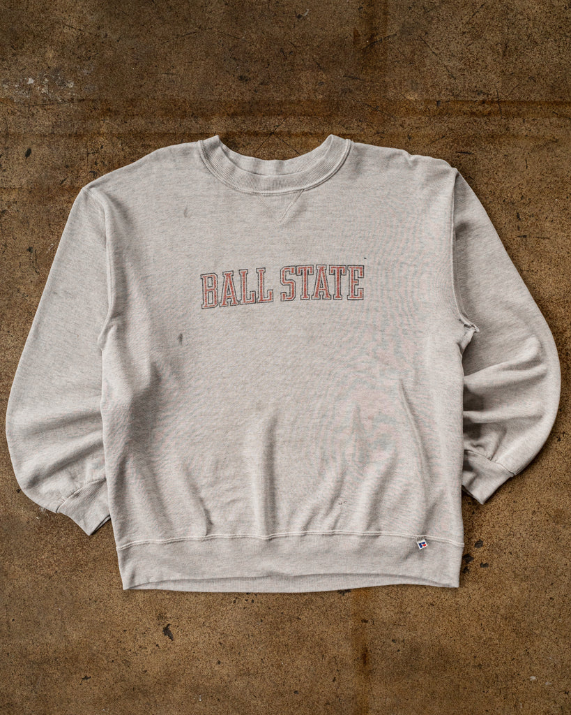 Russell "Ball State" Sweatshirt - 1980s FRONT PHOTO OF SWEATSHIRT