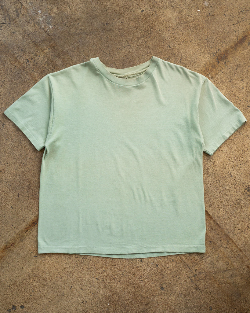 Single Stitched Faded Green Tee - 1990s