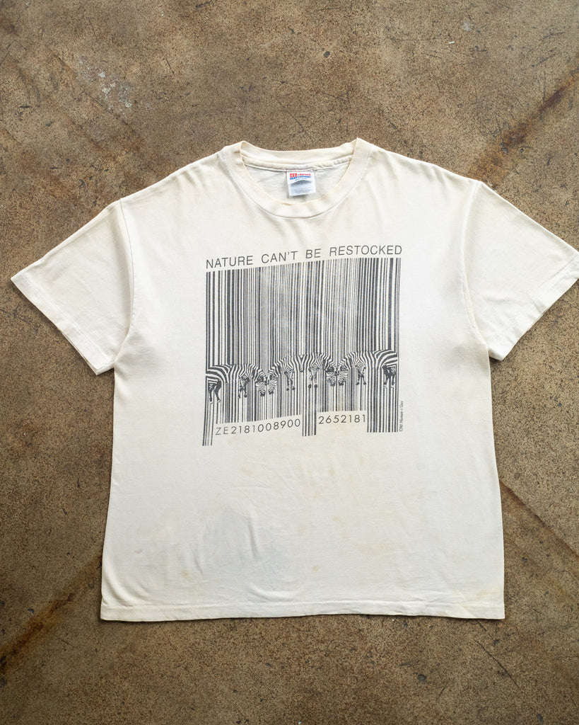 Hanes "Nature Can't Be Restocked" Tee - 1990s FRONT PHOTO
