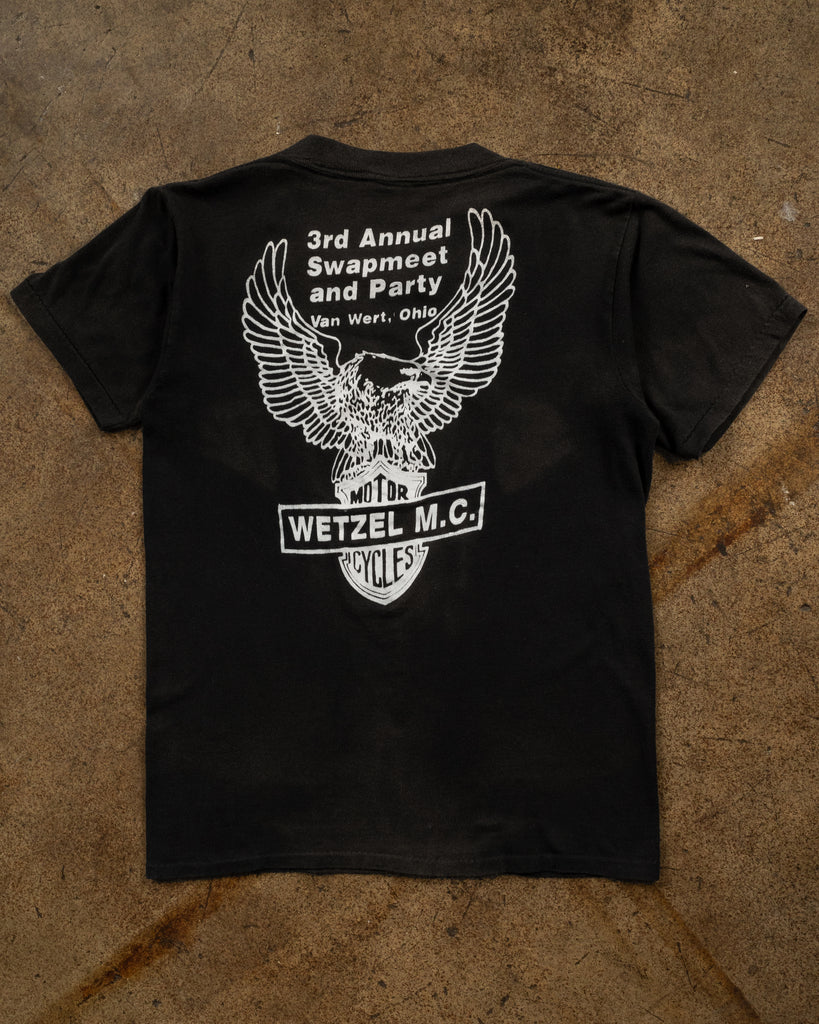 Single Stitched "If It Has Balls Or Wheels. You'll Have Problems with it." Tee - 1990s - Detail