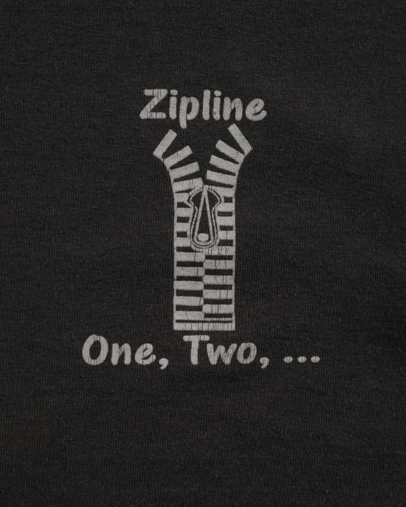 Single Stitched "Zipline One, Two, ..." Tee - 1990s - detail