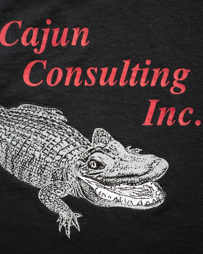 Single Stitched "Cajun Consulting Inc" Tee - 1990s DETAIL PHOTO
