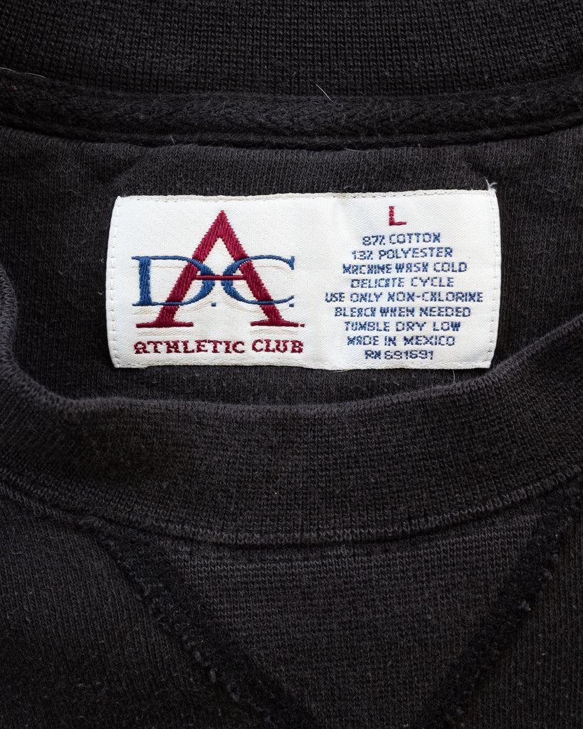 Faded Black Crewneck Sweatshirt - 1990s detail photo