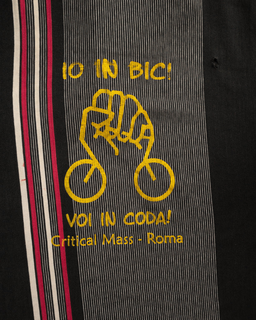 Single Stitched Cyclist Polo Shirt - 1990s back detail