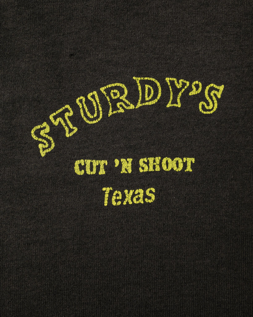 Single Stitched "Sturdy's" Tee - 1990s - Detail