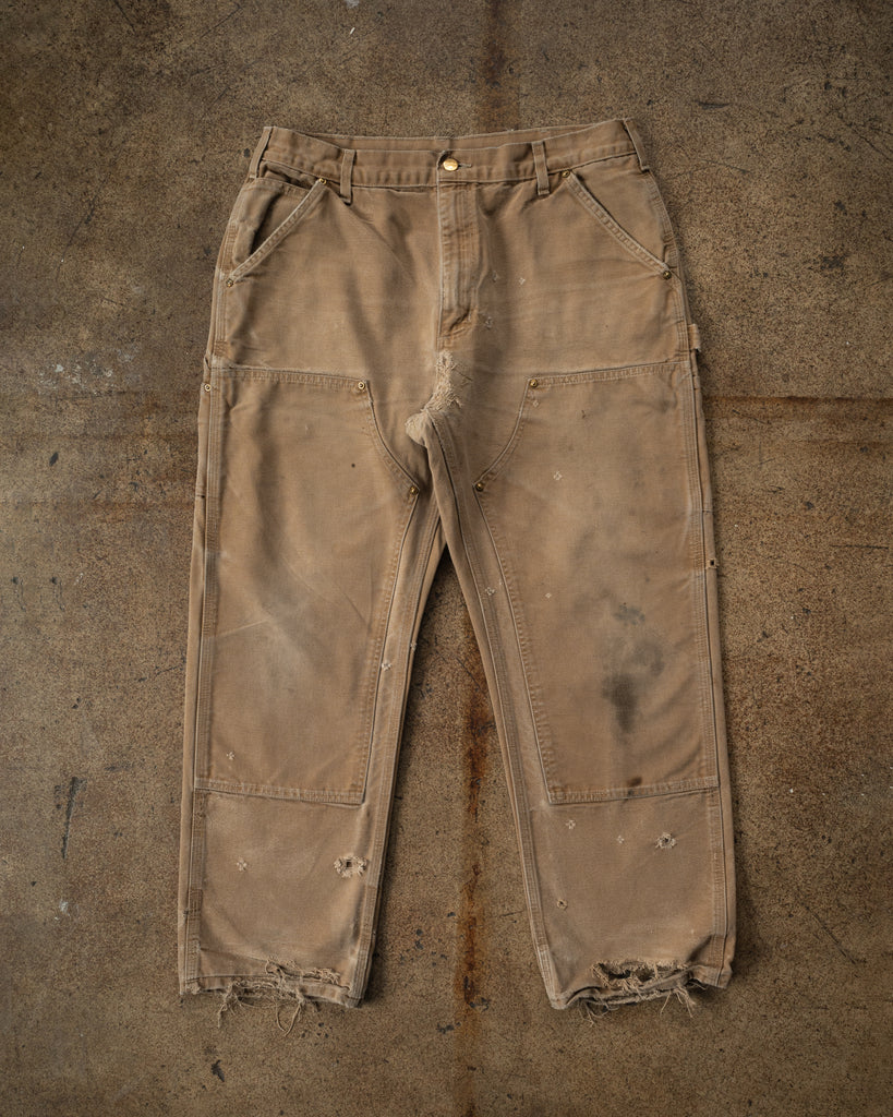 distressed carhartt double knee pants