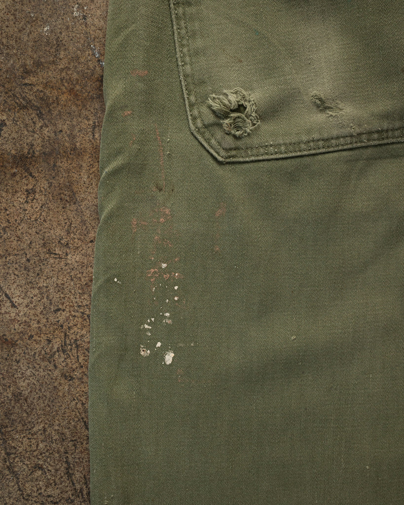 OG 107 Olive Green Military Pants - 1970s detail photo
