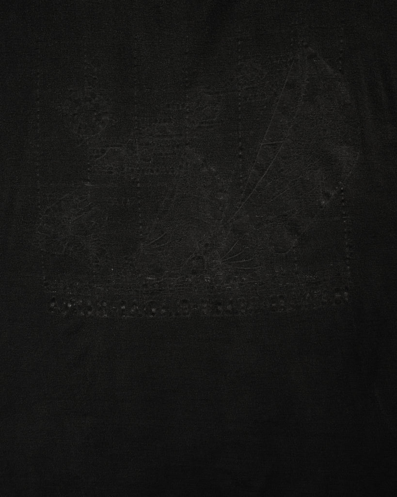 Single Stitched Black Inside-Out Tee - 1990s detial photo