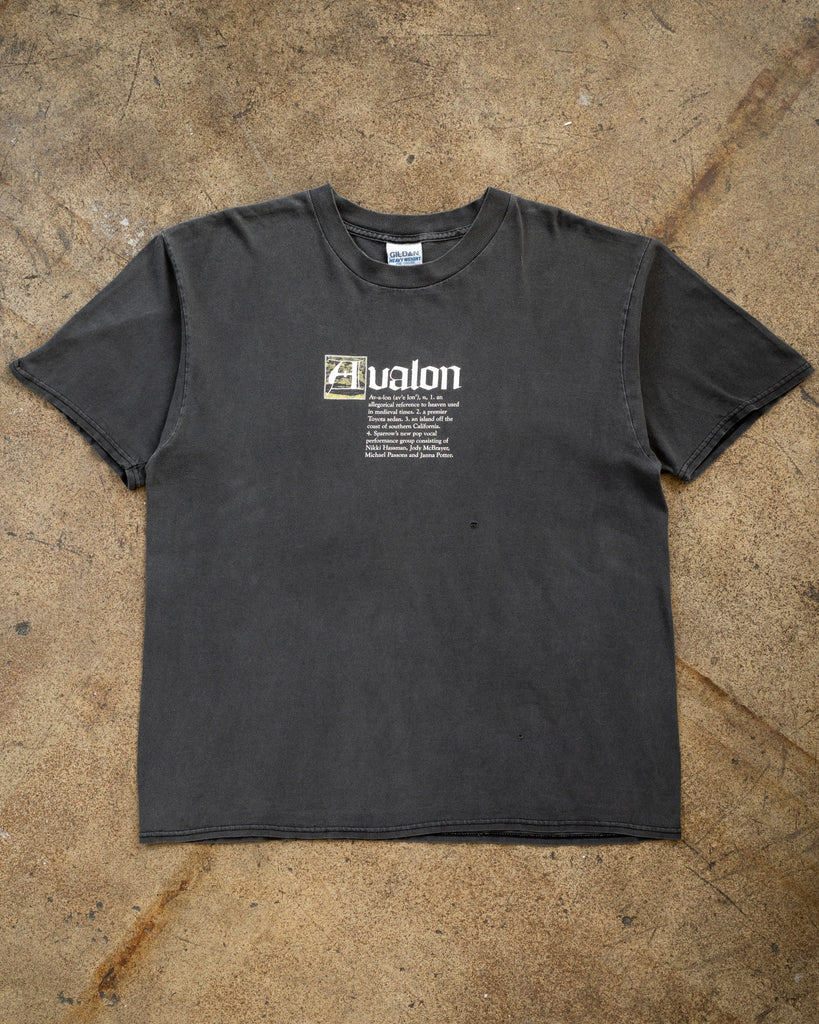 Faded Black "Avalon" Tee - 1990s