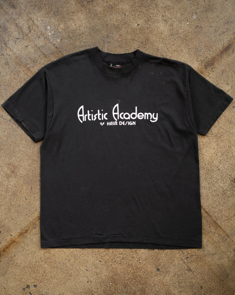 Single Stitched "Artistic Academy of Hair & Design" Tee - 1990s
