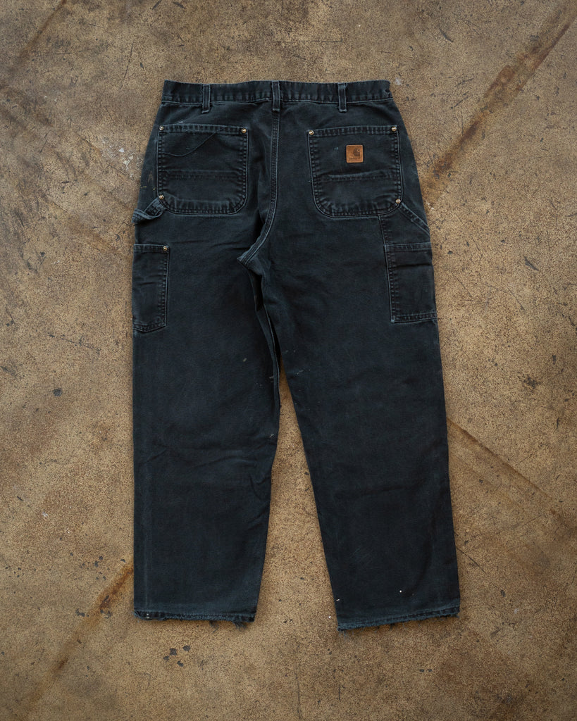 Carhartt Painted & Repaired Double Knee Work Pants - 1990s back photo
