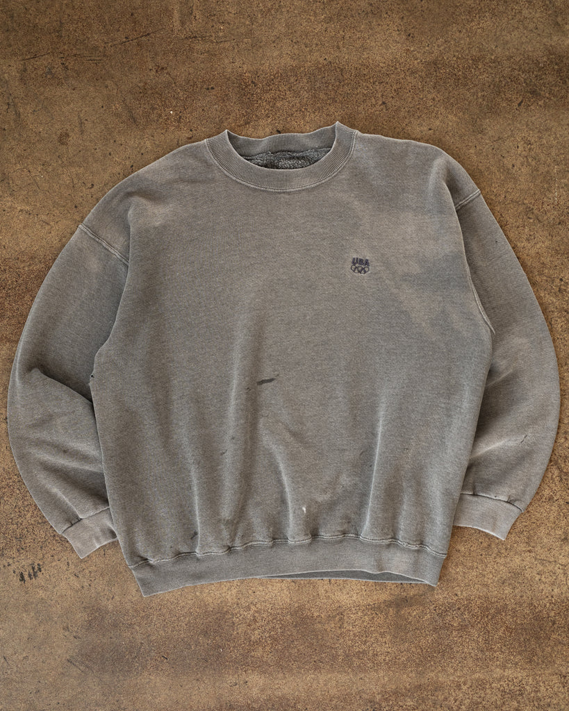 Faded Grey Sweatshirt - 1990s - Front