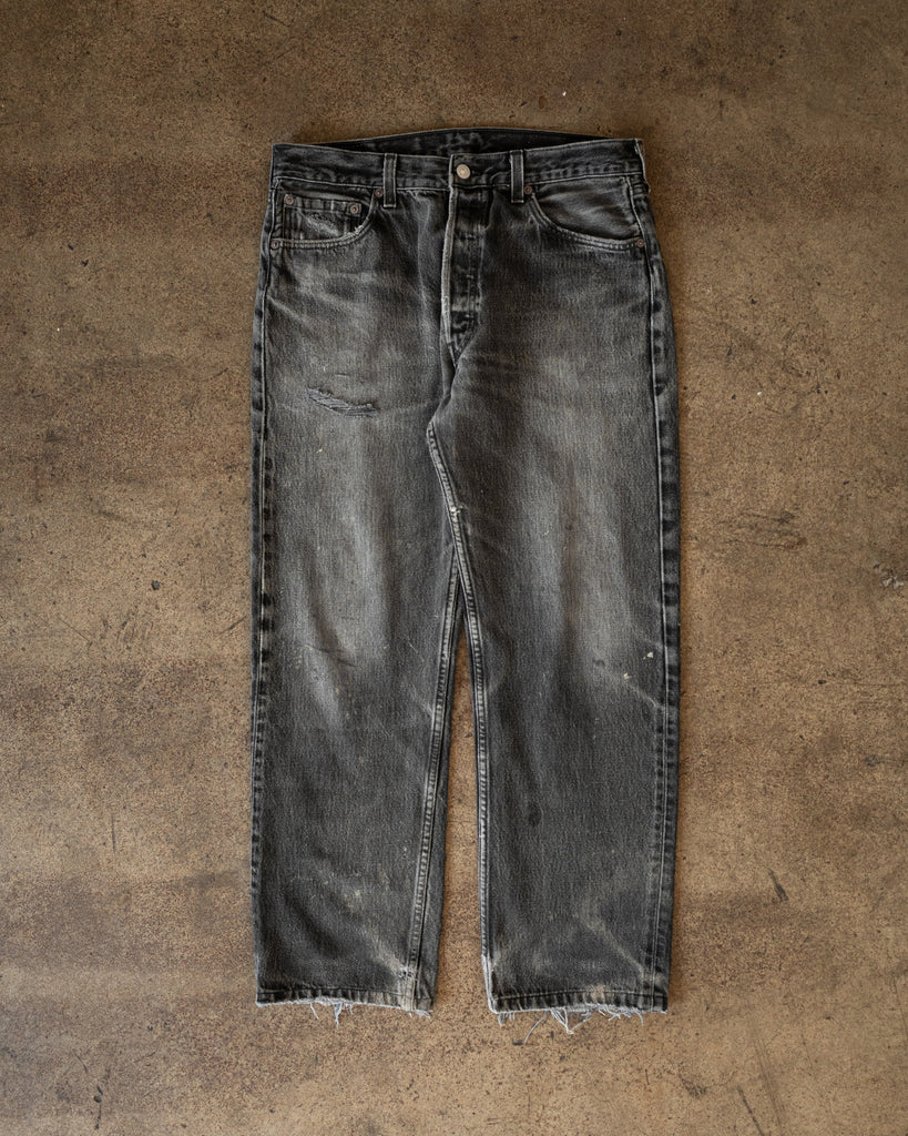 Levi's 501 Faded Black Jeans - 1990s